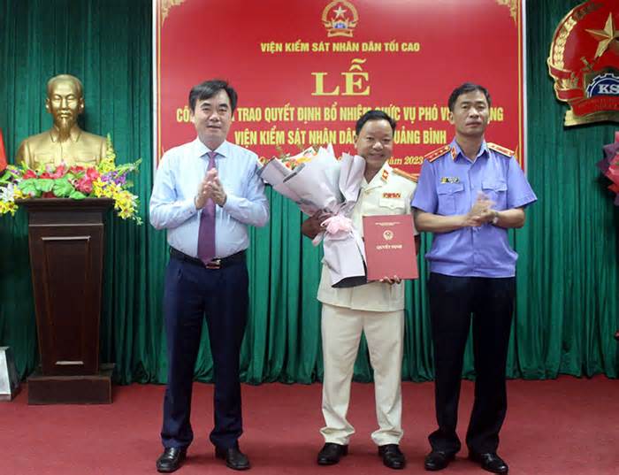 Bổ nhiệm Phó Viện trưởng Viện Kiểm sát nhân dân tỉnh Quảng Bình