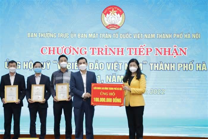 Vận động ủng hộ Quỹ Vì biển, đảo Việt Nam tối thiểu 1 ngày lương