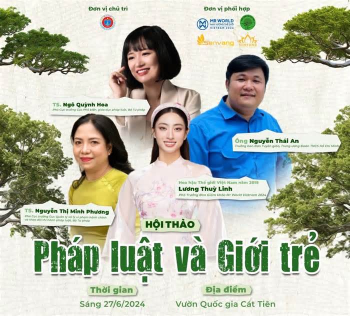 Hoa hậu Lương Thùy Linh tham gia các hoạt động nâng cao nhận thức bảo vệ môi trường cho người trẻ
