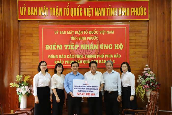 EVNSPC ủng hộ gần 14 tỷ hỗ trợ các tỉnh miền Bắc