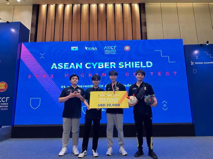 Sinh viên Đại học Quốc gia TP.HCM đoạt giải nhất cuộc thi an ninh mạng ASEAN