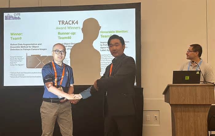 Kỹ sư Việt giành giải nhất cuộc thi quốc tế về AI giám sát giao thông