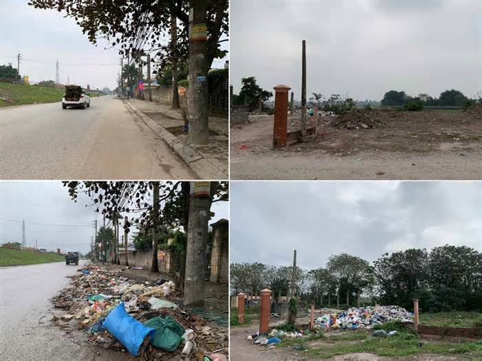 Xử lý rác thải trên đường giao thông ở Nam Định sau phản ánh của Báo Lao Động
