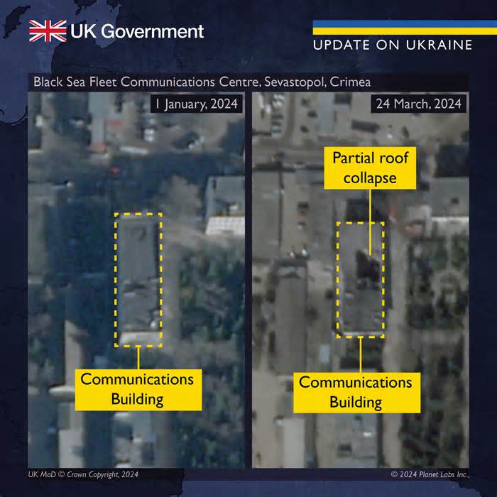 Tình báo Anh tiết lộ hậu quả cuộc tấn công của Ukraine ở Crimea