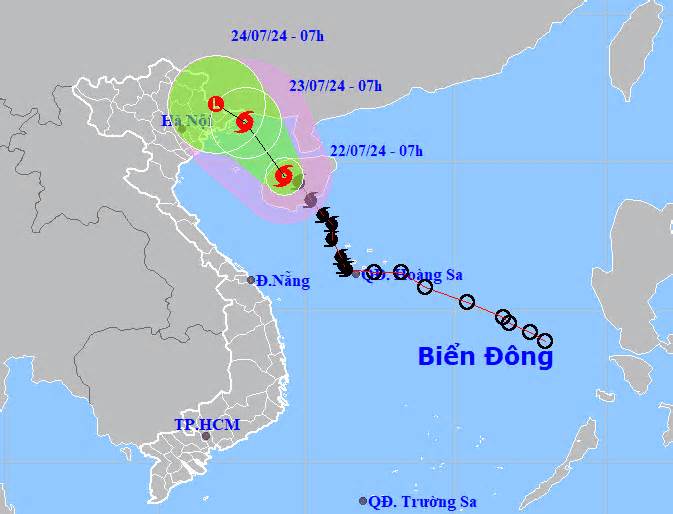 Bão số 2 bất ngờ mạnh trở lại, hướng về Quảng Ninh - Hải Phòng