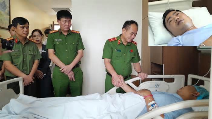 Thiếu tá cảnh sát bị trúng đạn kể lại thời điểm vây bắt kẻ bắt cóc bé 7 tuổi ở Hà Nội