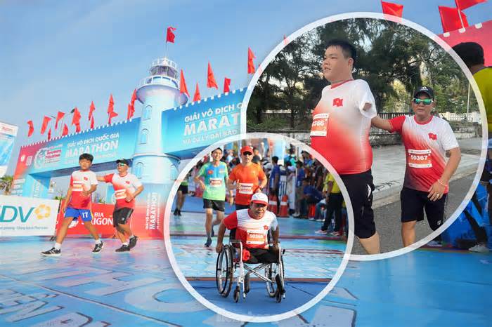 Những người khuyết tật ở Tiền Phong Marathon 2024: Tới để truyền ngọn lửa vượt qua nghịch cảnh và không bỏ cuộc