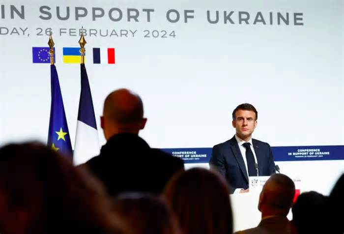 Nga phản ứng với phát biểu của Tổng thống Pháp về việc đưa quân đội châu Âu đến Ukraine