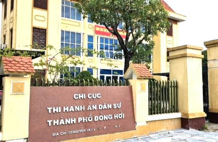 Vi phạm nghiêm trọng tại Chi cục Thi hành án Dân sự TP Đồng Hới