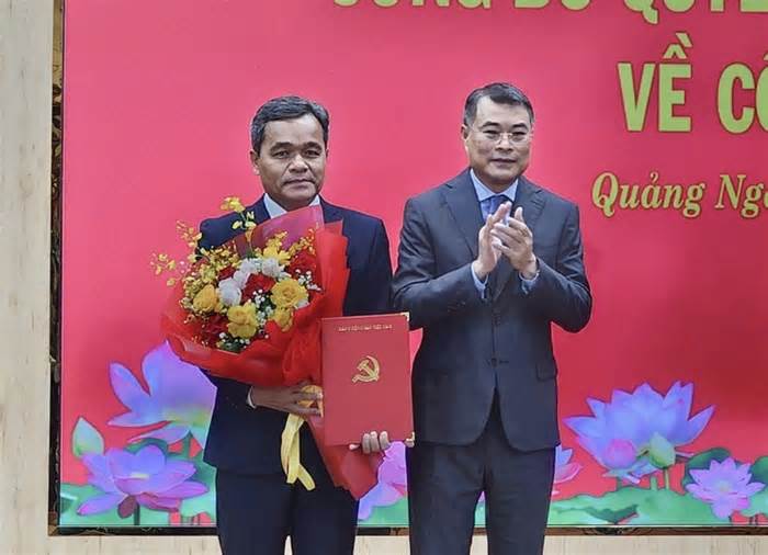 Ông Hồ Văn Niên làm Bí thư Tỉnh ủy Quảng Ngãi