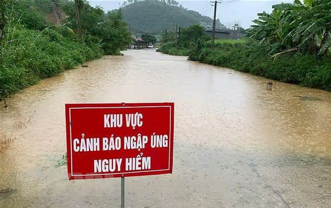 Mưa lớn trên diện rộng gây nhiều thiệt hại tại thành phố Lào Cai