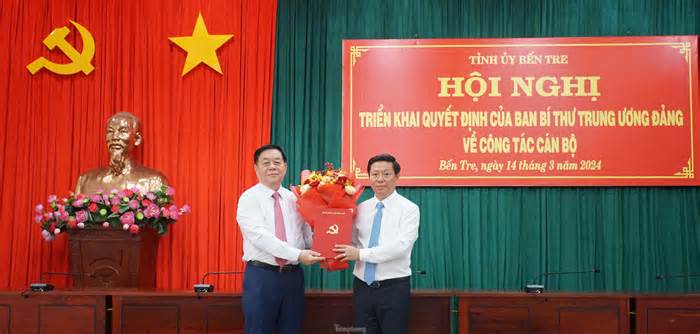 Phó Ban Tuyên giáo Trung ương Trần Thanh Lâm làm Phó Bí thư Tỉnh ủy Bến Tre