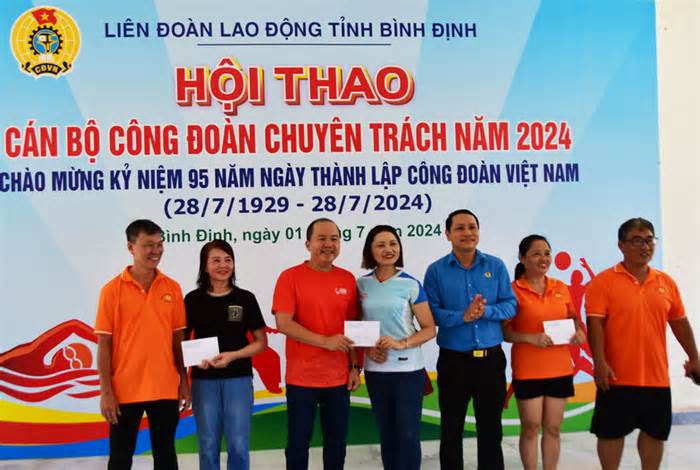 Hội thao cán bộ công đoàn chuyên trách tỉnh Bình Định năm 2024