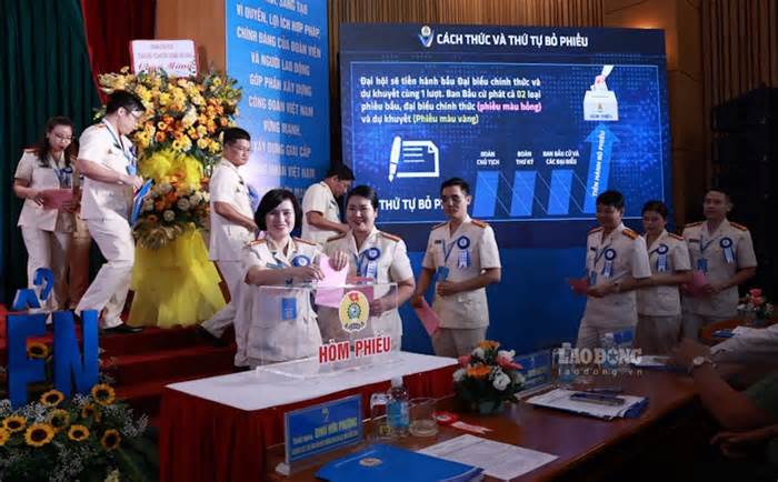 Công đoàn Công an Nhân dân bầu 7 đại biểu dự Đại hội XIII Công đoàn Việt Nam