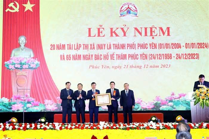 Thành phố Phúc Yên (Vĩnh Phúc) kỷ niệm chặng đường phát triển sau 20 năm tái lập