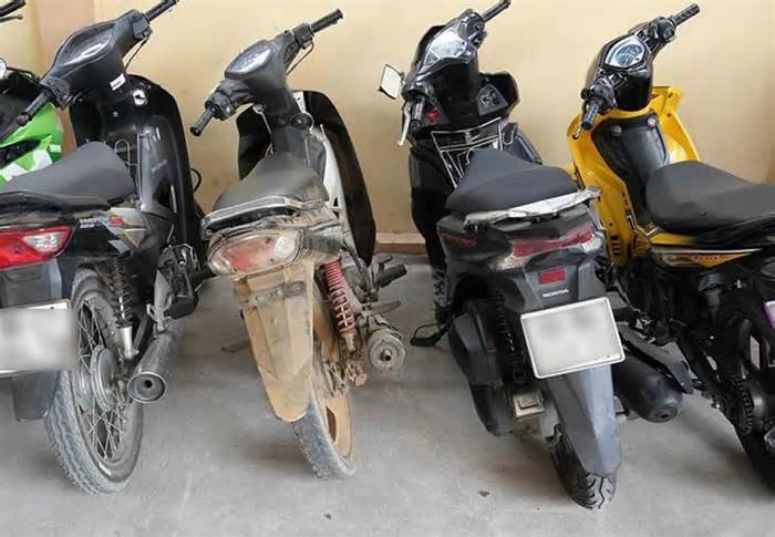 Bắt nhóm trộm hàng loạt xe máy ở TP Phan Thiết
