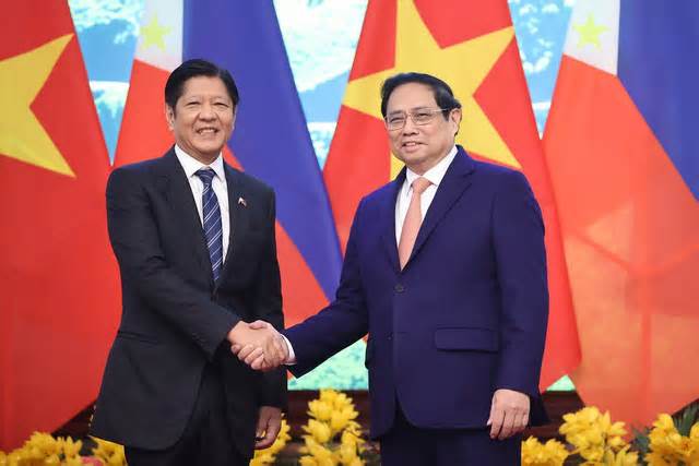Thủ tướng Phạm Minh Chính tiếp Tổng thống Philippines Ferdinand Romualdez Marcos Jr.