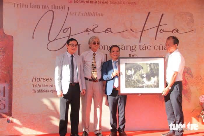 Đà Nẵng trưng bày nhiều tác phẩm chưa được công bố của họa sĩ Lê Bá Đảng