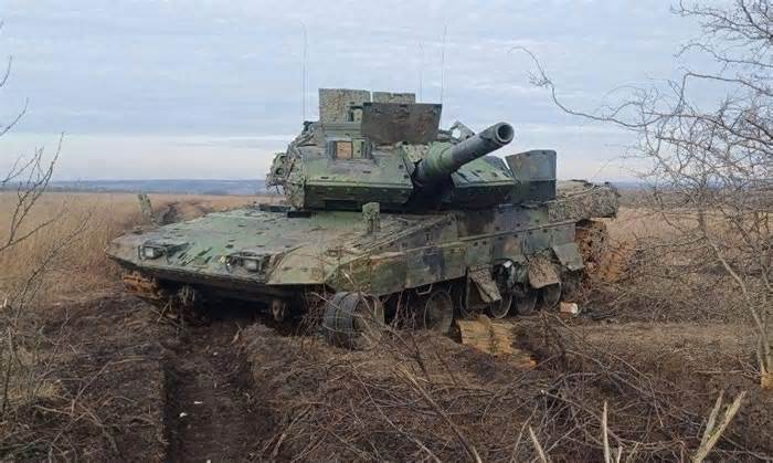 Cuộc giành giật xác xe tăng Leopard 2 trên chiến trường Ukraine