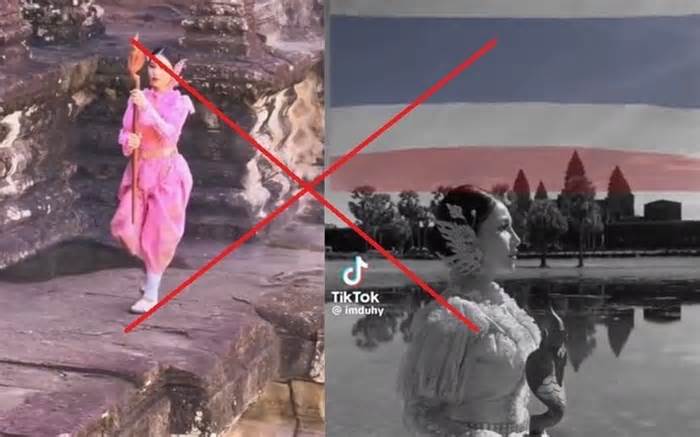 Ghép hình vua Thái Lan vào clip Angkor Wat, TikToker Hứa Quốc Anh gây phẫn nộ