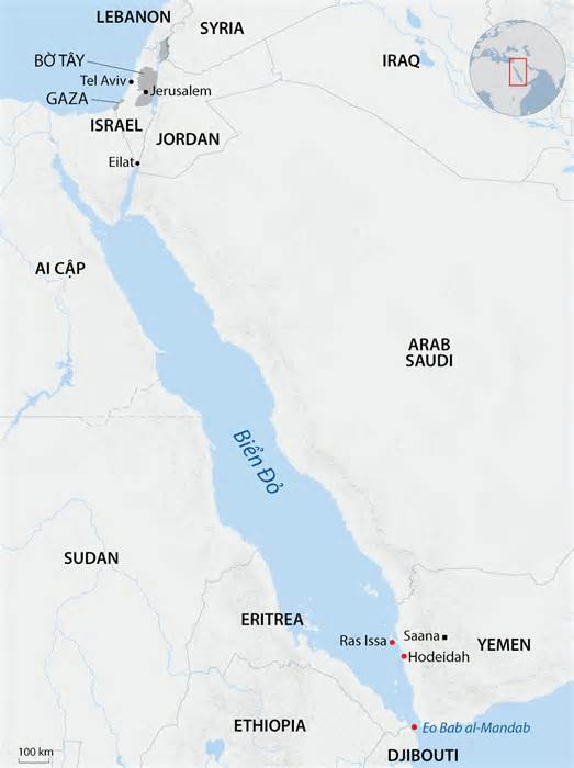 Israel tập kích Houthi ở Yemen