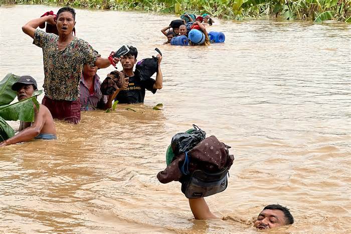 Myanmar kêu gọi viện trợ quốc tế để ứng phó lũ lụt