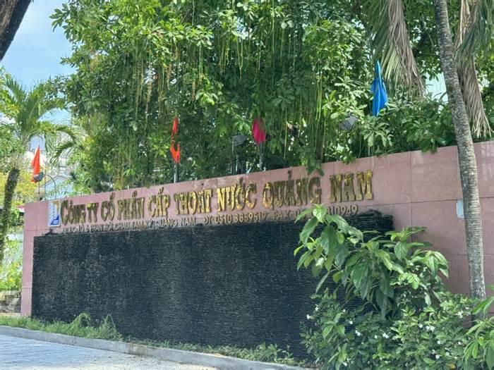 Công ty Cấp thoát nước Quảng Nam bị tỉnh 'đòi nợ' hàng tỉ đồng