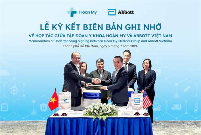 Hoàn Mỹ ký hợp tác với Abbott Việt Nam