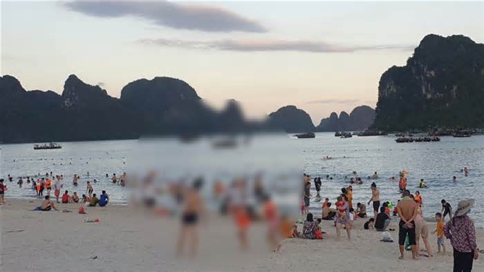 Đứng trông con tắm biển ở Quảng Ninh, người đàn ông đột quỵ