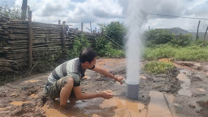 Vụ giếng khoan phun cao ở Gia Lai: Vẫn chưa rõ nguyên nhân, chất lượng nước bình thường