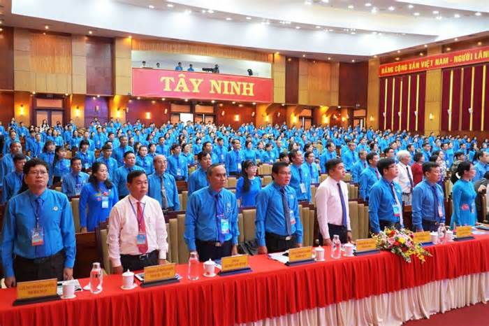 Đại hội Công đoàn Tây Ninh lần thứ X chính thức khai mạc
