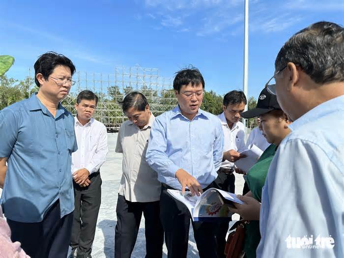 Bí thư tỉnh ủy Đồng Tháp kiểm tra công trình 140 tỉ phục vụ Festival hoa kiểng Sa Đéc