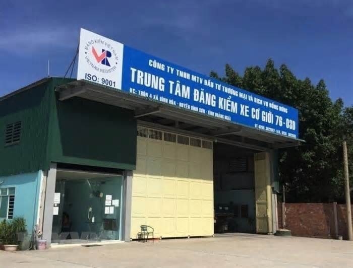 Bắt tạm giam Giám đốc, Phó Giám đốc Trung tâm đăng kiểm ở Quảng Ngãi