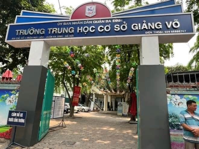 Thành lập Trường THCS Giảng Võ 2