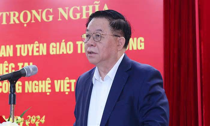 Ông Nguyễn Trọng Nghĩa: 'Tạo điều kiện để nhà khoa học toàn tâm công hiến'