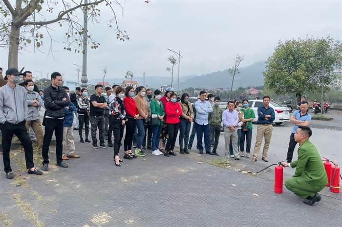 Gần 300 công nhân Công ty than Cao Sơn được huấn luyện cấp cứu mỏ