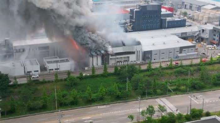Cháy lớn tại nhà máy sản xuất pin ở Hàn Quốc, tìm thấy 20 thi thể