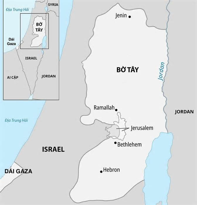 Israel lo ngại tay súng xâm nhập từ Bờ Tây