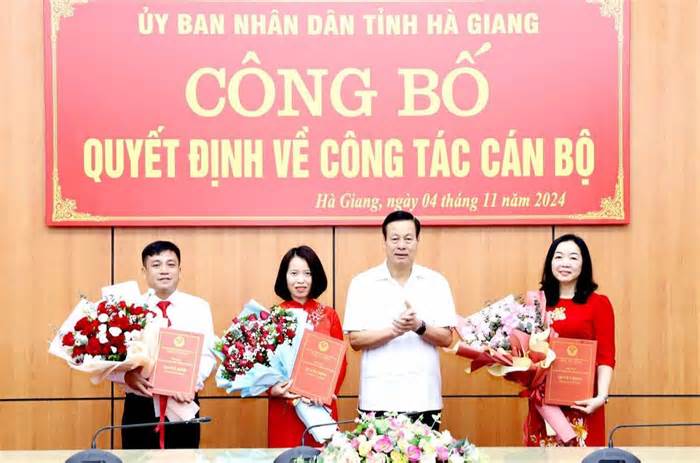 Hà Giang bổ nhiệm loạt lãnh đạo sở