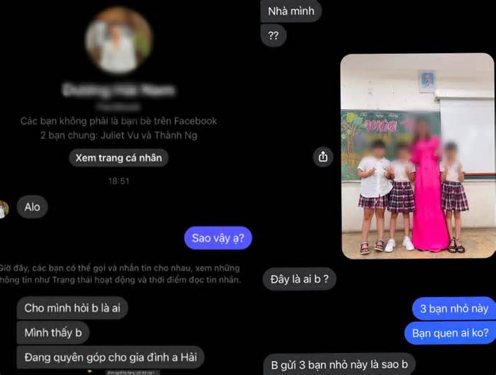 Xuất hiện Facebook giả mạo cô giáo kêu gọi ủng hộ nạn nhân vụ cháy chung cư