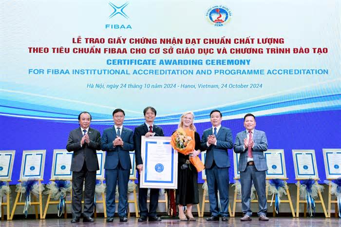 Thêm một trường đại học của Việt Nam đạt chuẩn chất lượng giáo dục quốc tế FIBAA