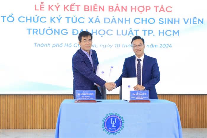 Sinh viên Trường đại học Luật TP.HCM đã có ký túc xá xịn, giá rẻ