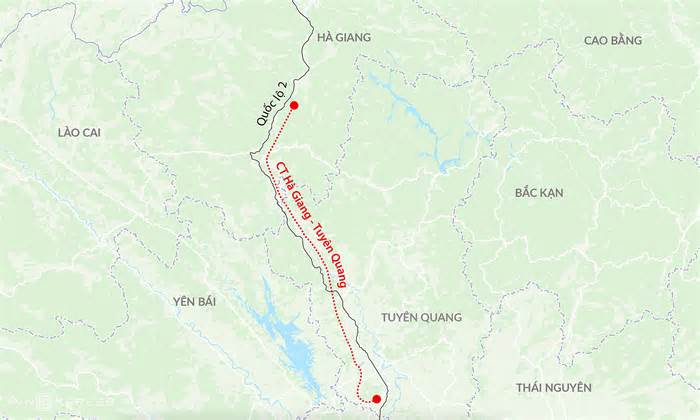 Đề xuất hơn 7.000 tỷ đồng mở rộng cao tốc Tuyên Quang - Hà Giang