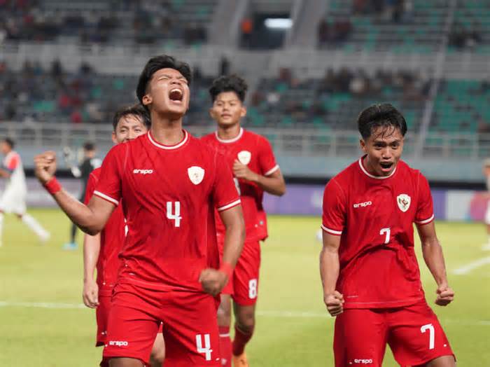 U19 Indonesia thắng nhọc U19 Campuchia, đặt một chân vào bán kết U19 Đông Nam Á 2024