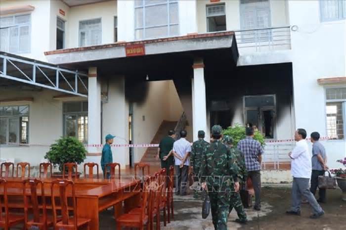 Vụ dùng súng tấn công tại Đắk Lắk: Đoàn công tác BQP kiểm tra hiện trường