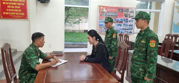 Thiếu nữ bị truy nã vì ma túy, vượt biên sang Lào thì bị bắt