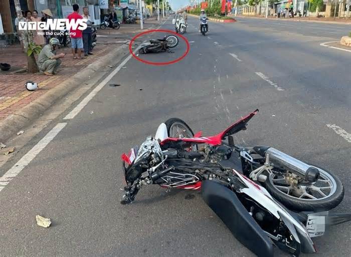 Cụ ông tử vong, 2 thanh niên nguy kịch sau va chạm xe máy ở Bà Rịa - Vũng Tàu