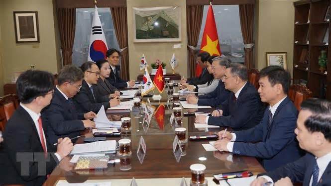 Việt Nam-Hàn Quốc đẩy mạnh hợp tác đấu tranh phòng, chống tội phạm