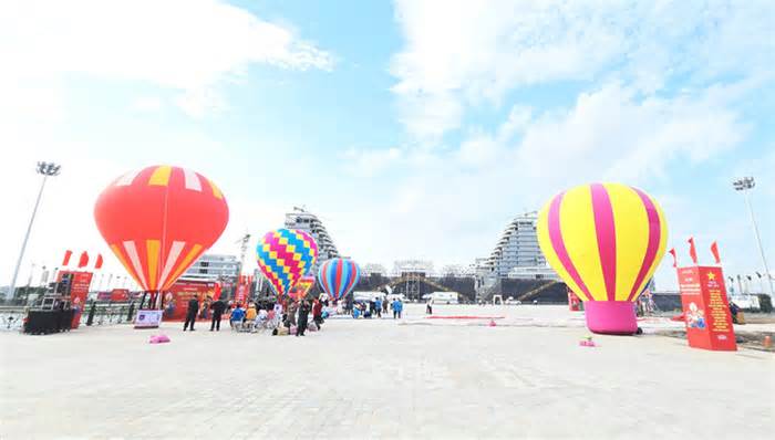 Trải nghiệm khinh khí cầu miễn phí tại Festival ở Hải Phòng