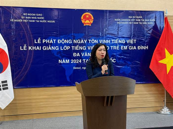 Phát động Ngày tôn vinh tiếng Việt và Khai giảng lớp tiếng Việt tại Hàn Quốc
